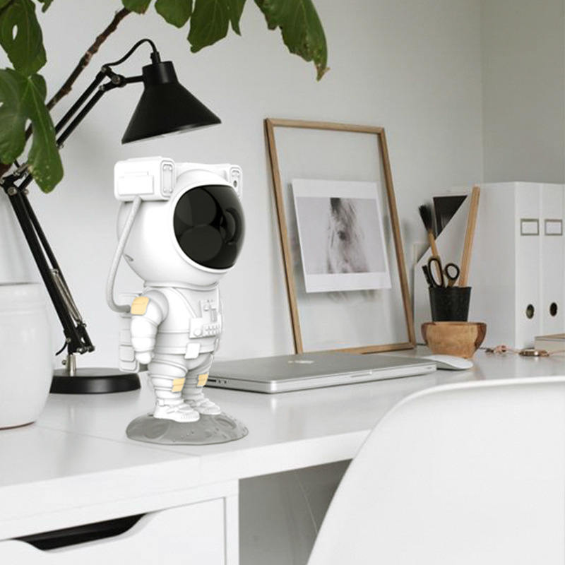 Creative Astronaut Galaxy Starry Sky Projector Nightlight USB Atmosphere Bedroom Table Lamp - Image 10