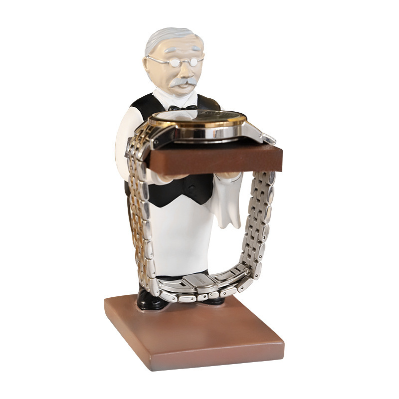 Creative Cartoon Old Manager Watch Stand Display Rack Watch Rack Ornaments - Image 5