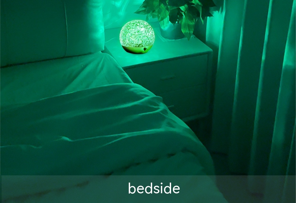 New Water Ripple Projector Night Light Crystal Mood Lamp Bedside Home Bedroom Decoration Aesthetic Christmas Gift Sunset Lights - Image 4