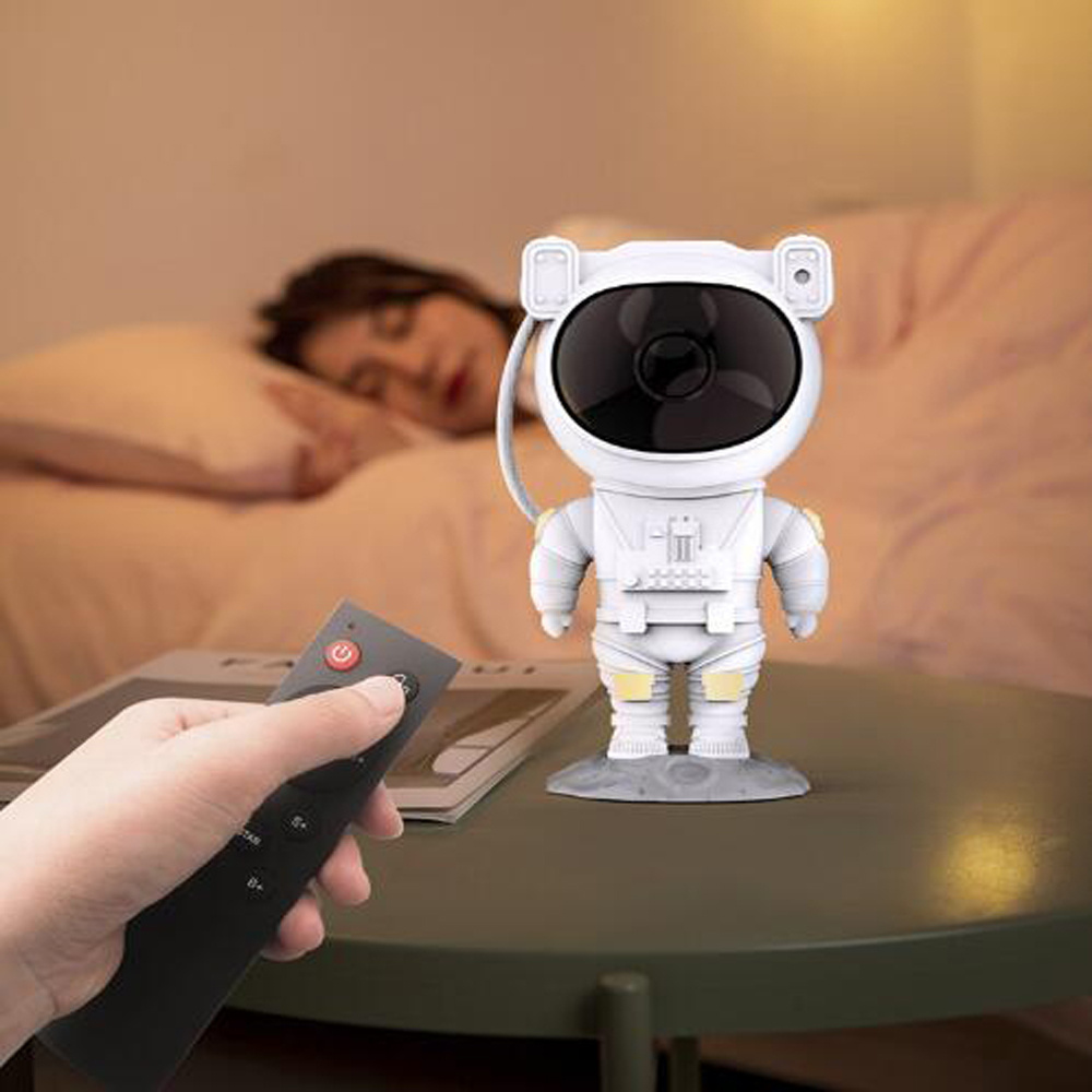 Creative Astronaut Galaxy Starry Sky Projector Nightlight USB Atmosphere Bedroom Table Lamp - Image 6