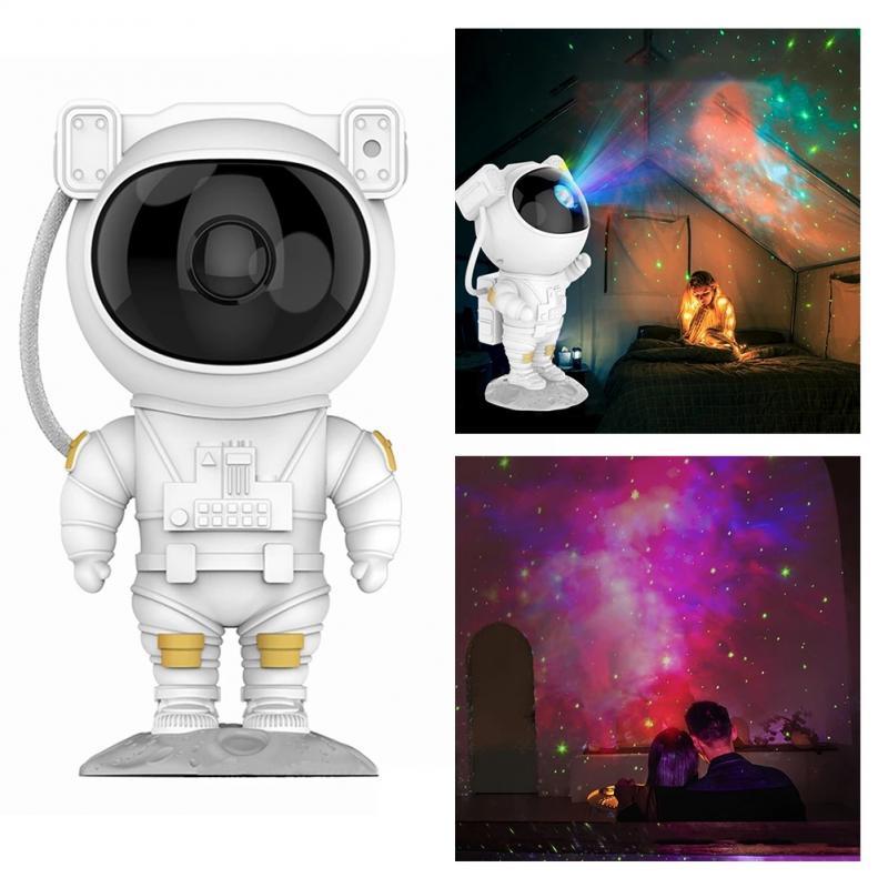 Creative Astronaut Galaxy Starry Sky Projector Nightlight USB Atmosphere Bedroom Table Lamp - Image 4