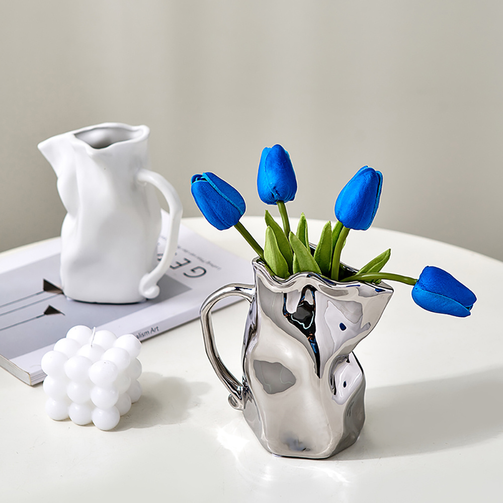 Nordic Luxury Electroplated Ceramic Vase Ornaments - Image 7