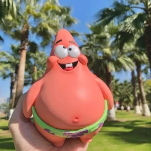 SpongeBob SquarePants' good friend sends a big star figurine, a car mounted desktop ornament, a large doll gift