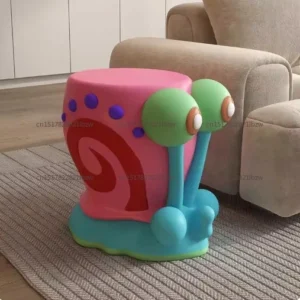 Small snail shoe change stool household entrance entrance entrance living room sofa stool low stool floor ornament