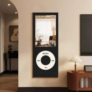 Luxurious Retro Decorative Wall Mirrors Living Room Decoration Creative Shapes Half-length Acrylic Mirror Interior Decor