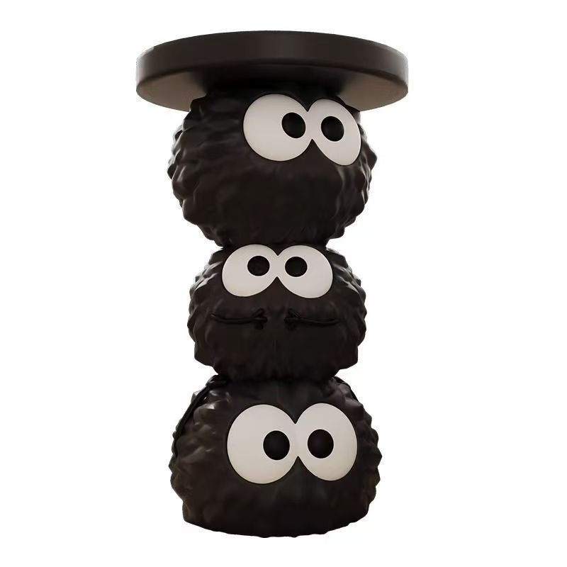 Creative cartoon coal ball light luxury floor-standing large ornament, living room TV cabinet, sofa, children's decoration, housewarming gift - Image 5
