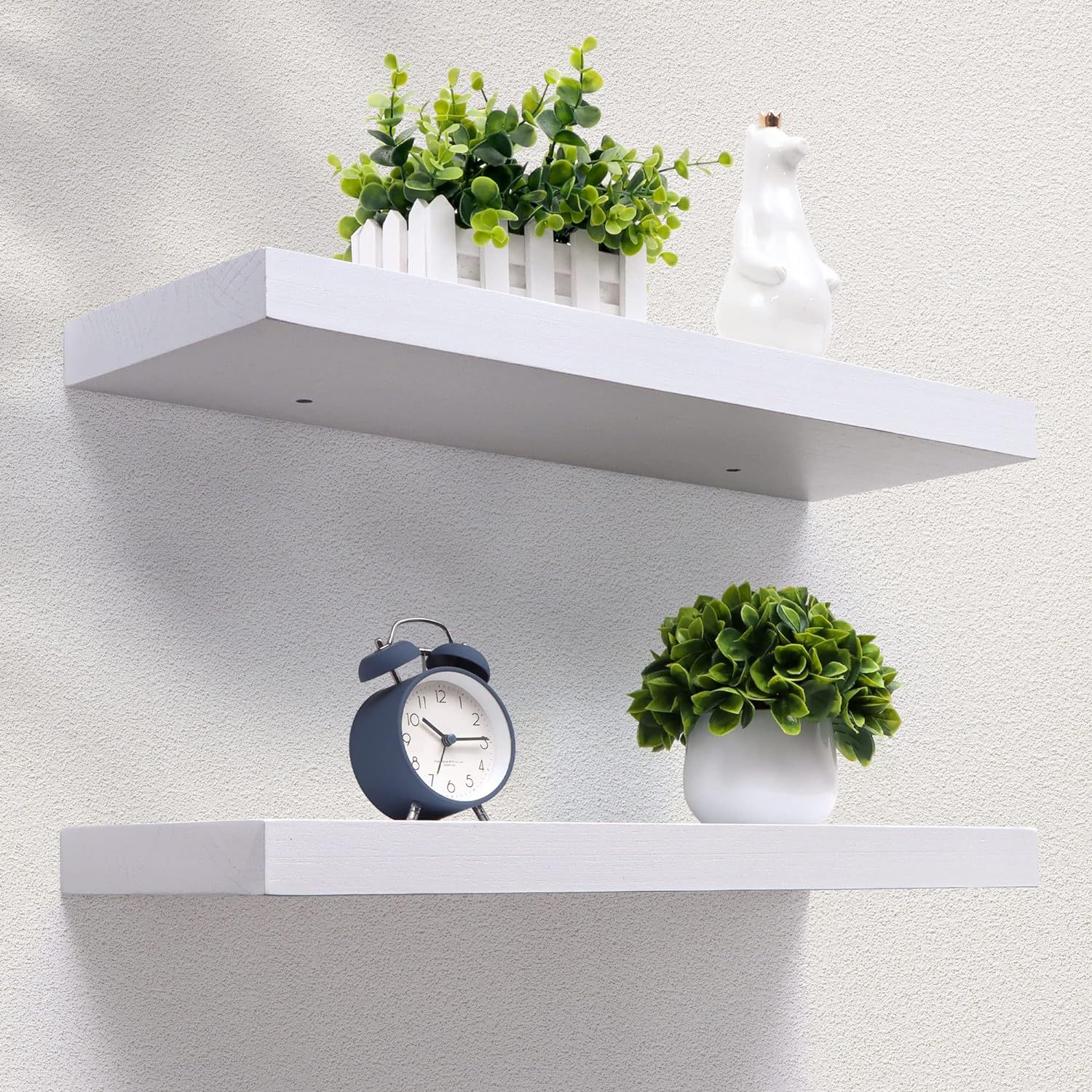 Floating shelves, wall-mounted, floating partitions, wooden bathroom storage shelves, living room wall shelves, wall-mounted - Image 3