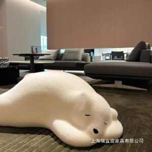 Reliable living room children's bedroom footstool, single sofa, new trending polar bear lazy sofa
