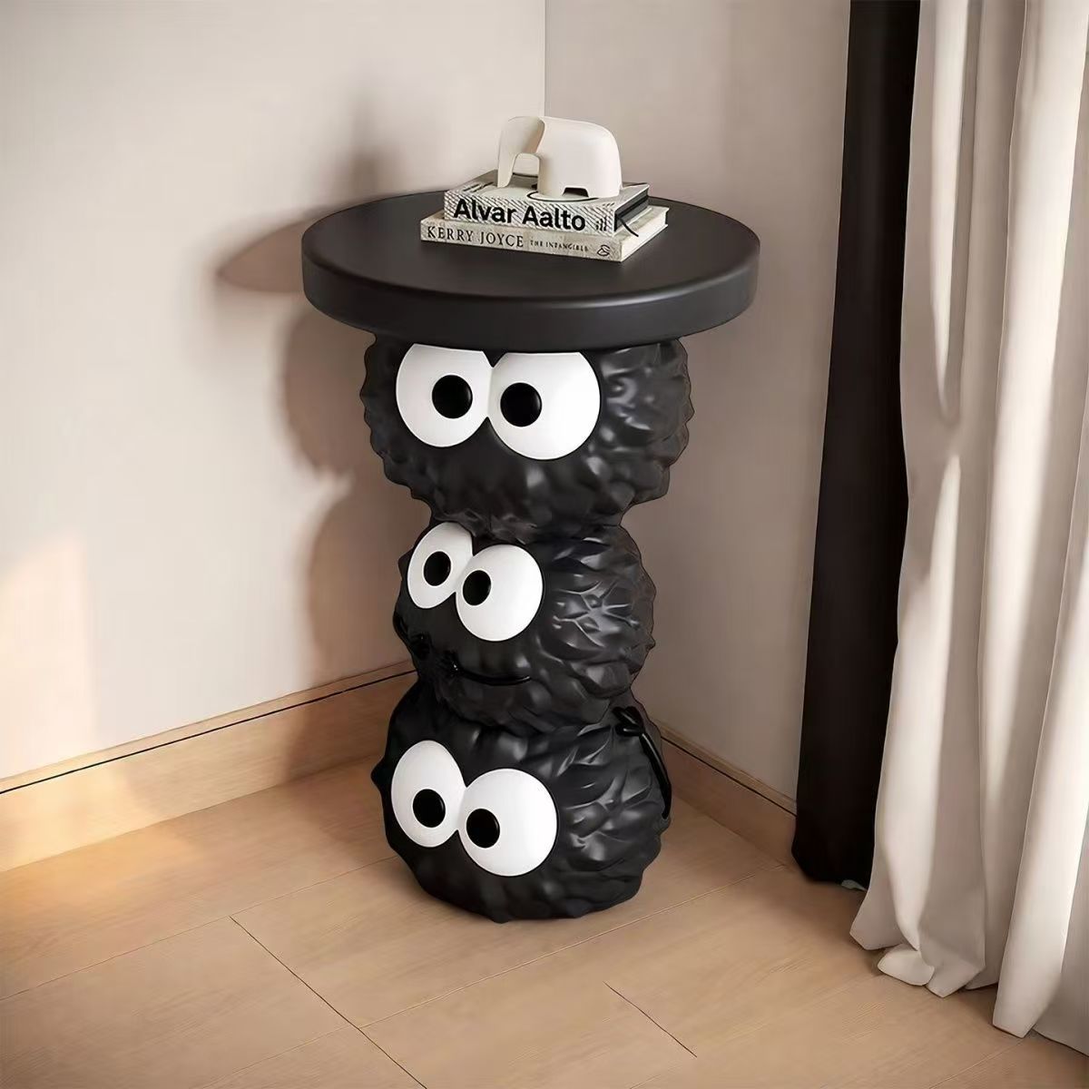 Creative cartoon coal ball light luxury floor-standing large ornament, living room TV cabinet, sofa, children's decoration, housewarming gift - Image 2