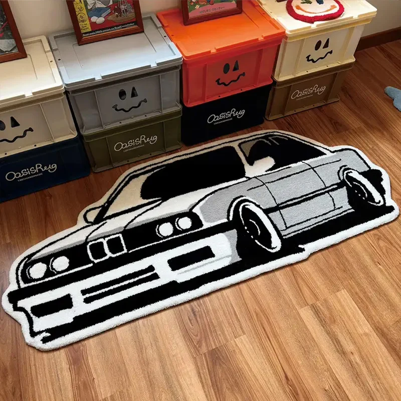 Car special-shaped imitation cashmere bedroom strip rug living room bedside blanket coffee table sofa blanket children's blanket room blanket - Image 2