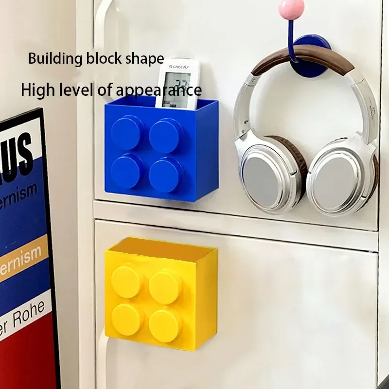 Magnetic Refrigerator Storage Box Tableware Container Creative Block-shaped Kitchen Organizer Holiday Themed Decor Tools - Image 3