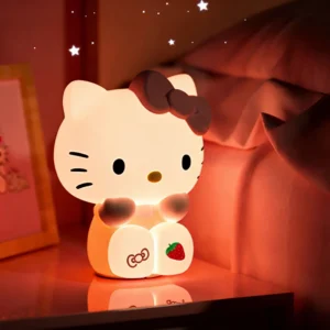 Hello Kitty Night Light Cartoon Kitty Lamp Bedside Sleeping Reading Light Home Desktop Home Decorations Party Favors Gift